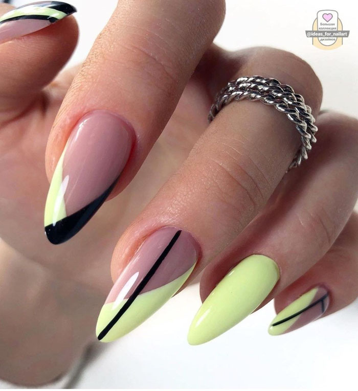 Кольоровий френч 2023: +220 фото манікюру