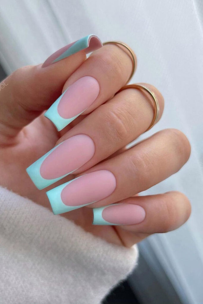 Кольоровий френч 2023: +220 фото манікюру