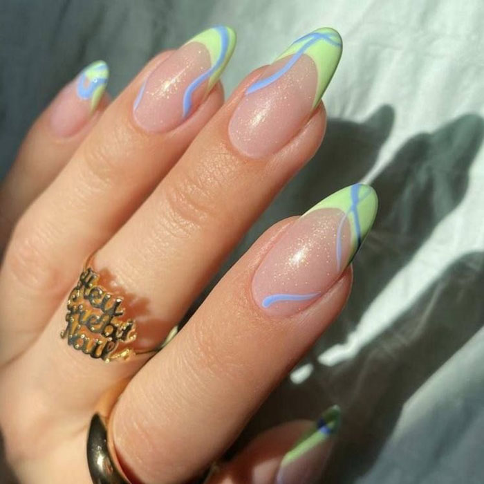 Кольоровий френч 2023: +220 фото манікюру