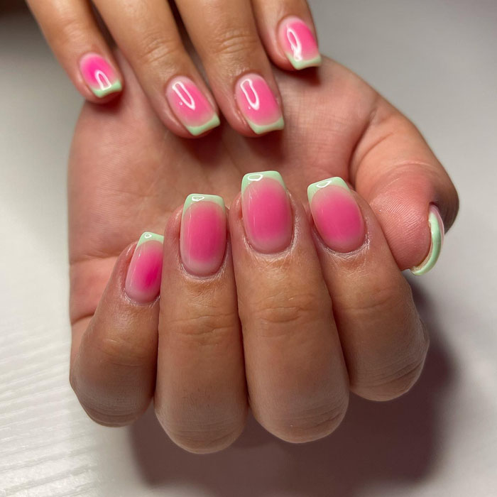 Кольоровий френч 2023: +220 фото манікюру