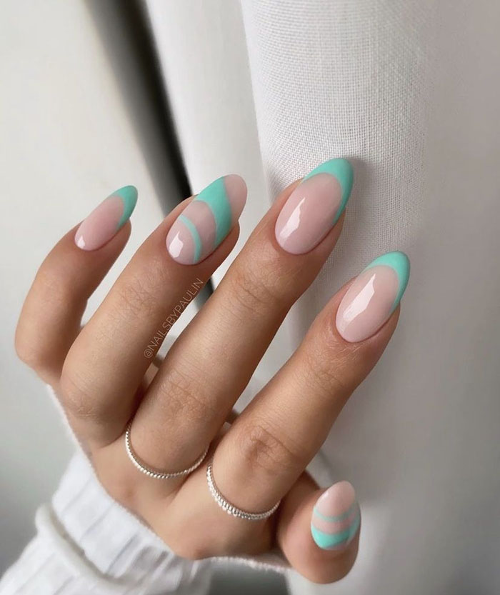 Кольоровий френч 2023: +220 фото манікюру