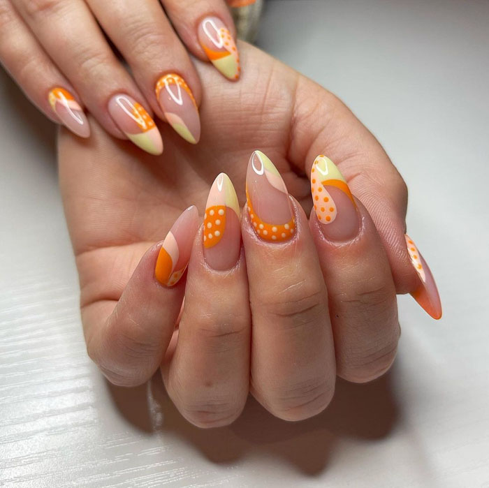 Кольоровий френч 2023: +220 фото манікюру