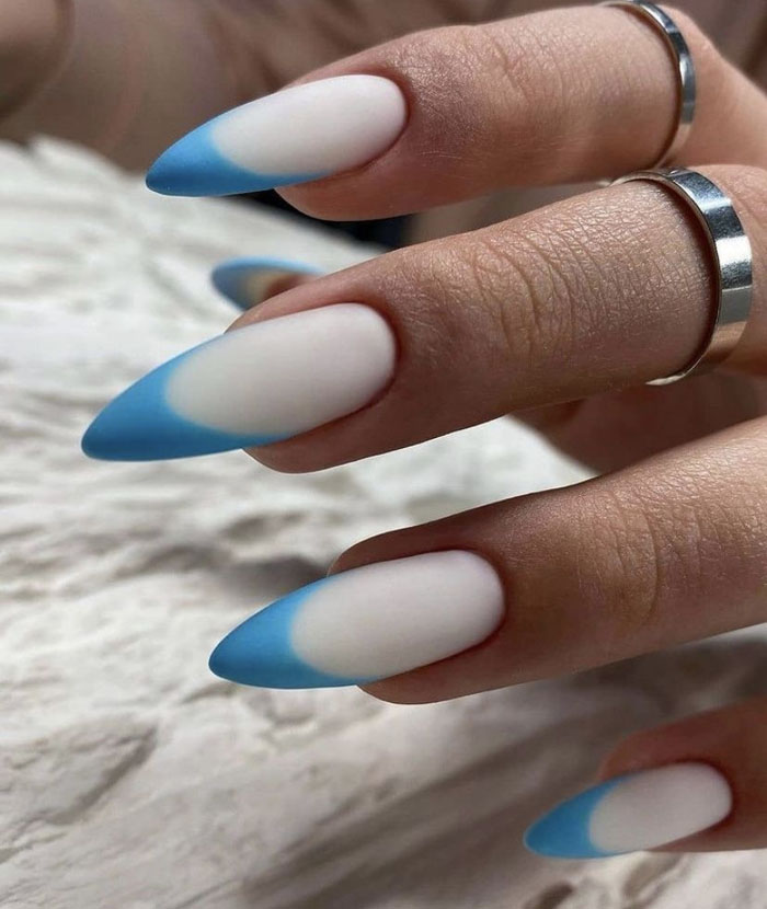 Кольоровий френч 2023: +220 фото манікюру