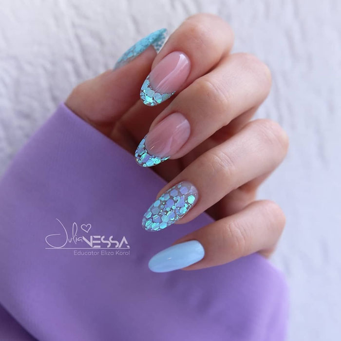 Кольоровий френч 2023: +220 фото манікюру