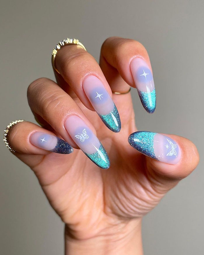 Кольоровий френч 2023: +220 фото манікюру