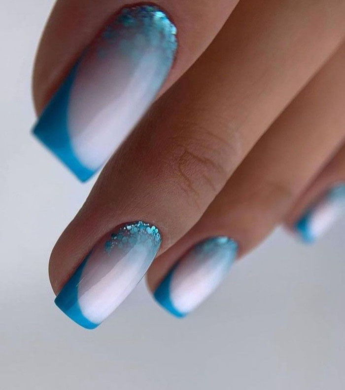 Кольоровий френч 2023: +220 фото манікюру