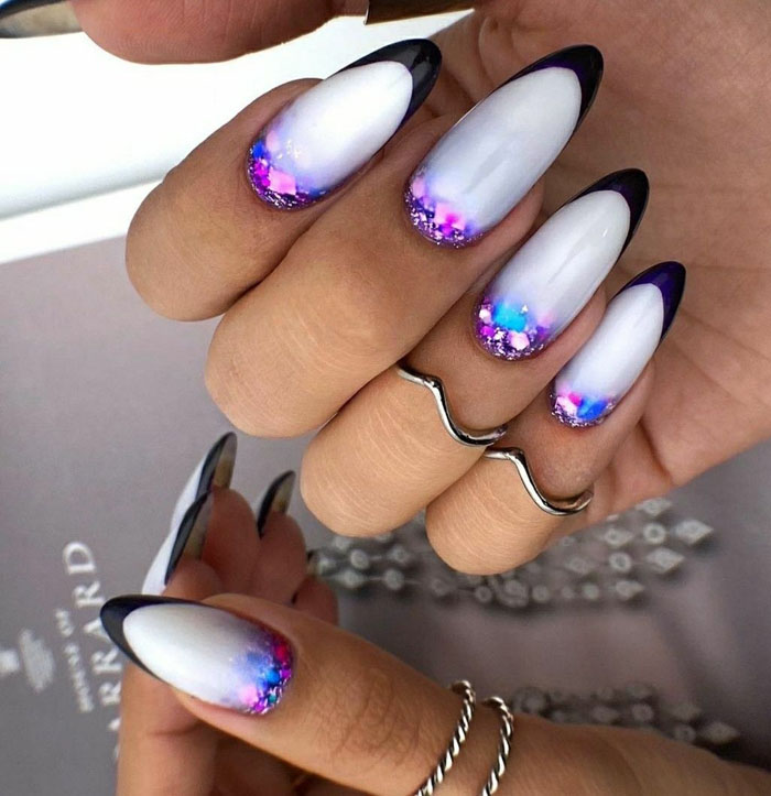 Кольоровий френч 2023: +220 фото манікюру