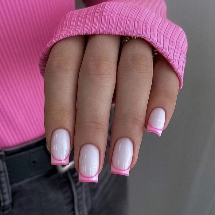 Кольоровий френч 2023: +220 фото манікюру