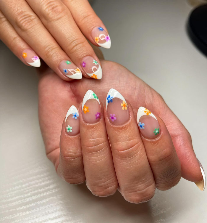 Кольоровий френч 2023: +220 фото манікюру