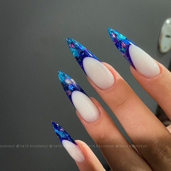 Кольоровий френч 2023: +220 фото манікюру