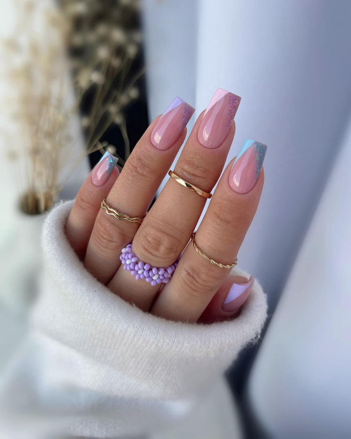 Кольоровий френч 2023: +220 фото манікюру