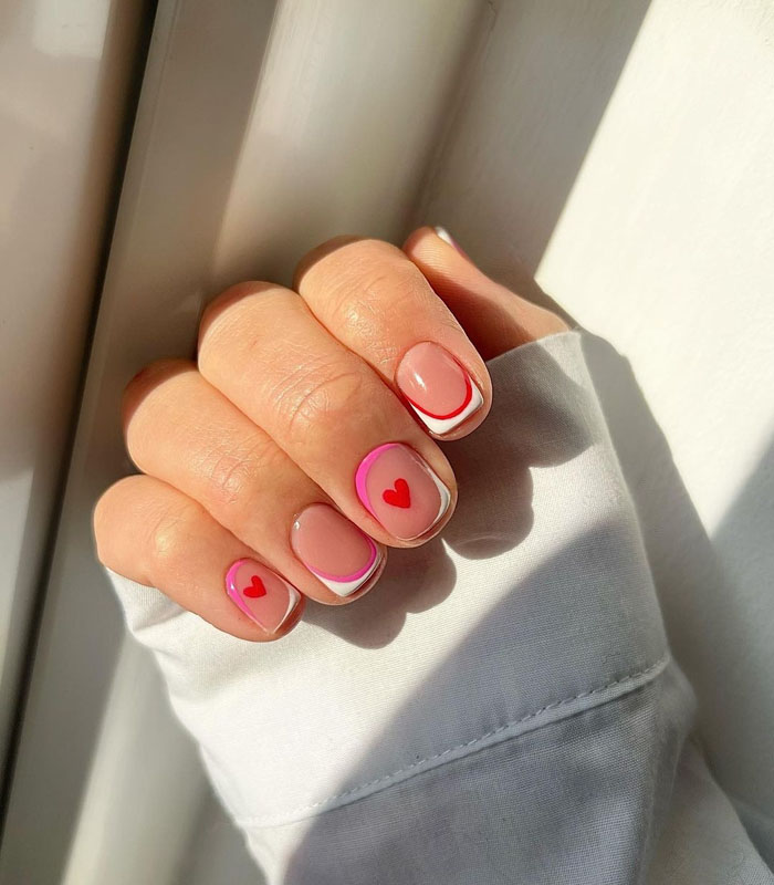 Кольоровий френч 2023: +220 фото манікюру