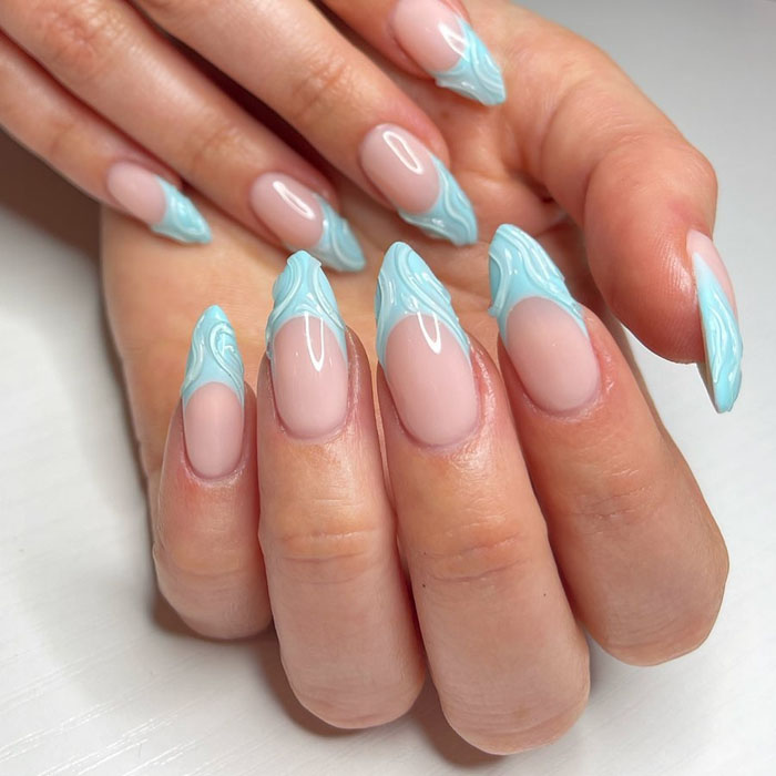 Кольоровий френч 2023: +220 фото манікюру