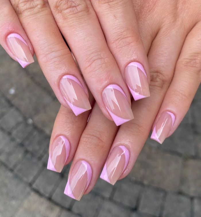 Кольоровий френч 2023: +220 фото манікюру