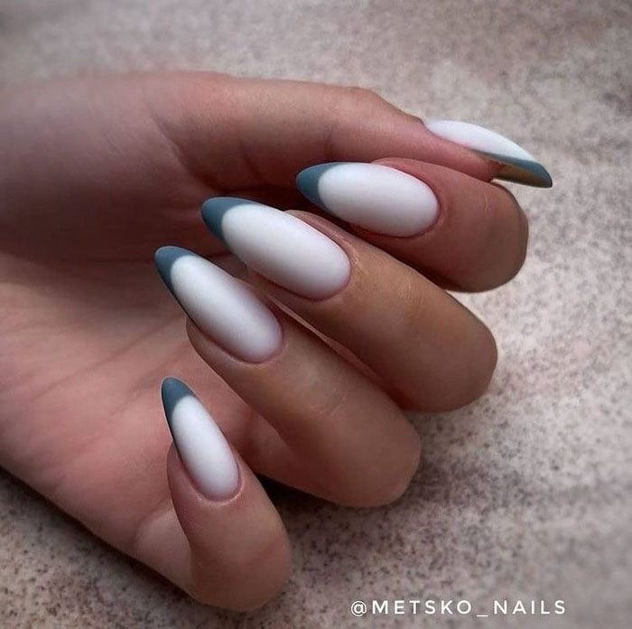 Кольоровий френч 2023: +220 фото манікюру