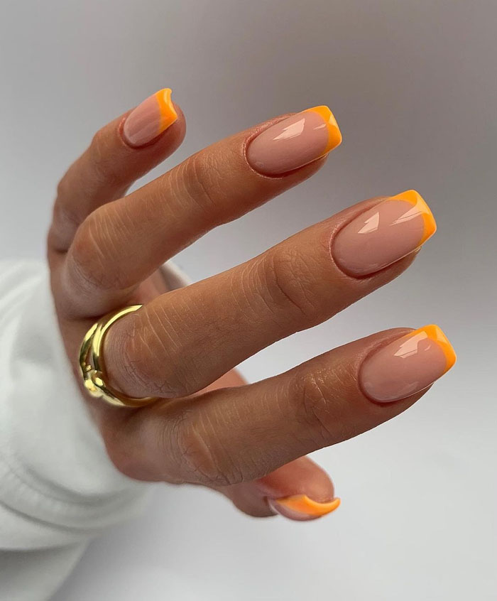 Кольоровий френч 2023: +220 фото манікюру