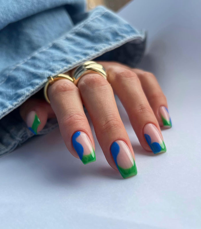 Кольоровий френч 2023: +220 фото манікюру