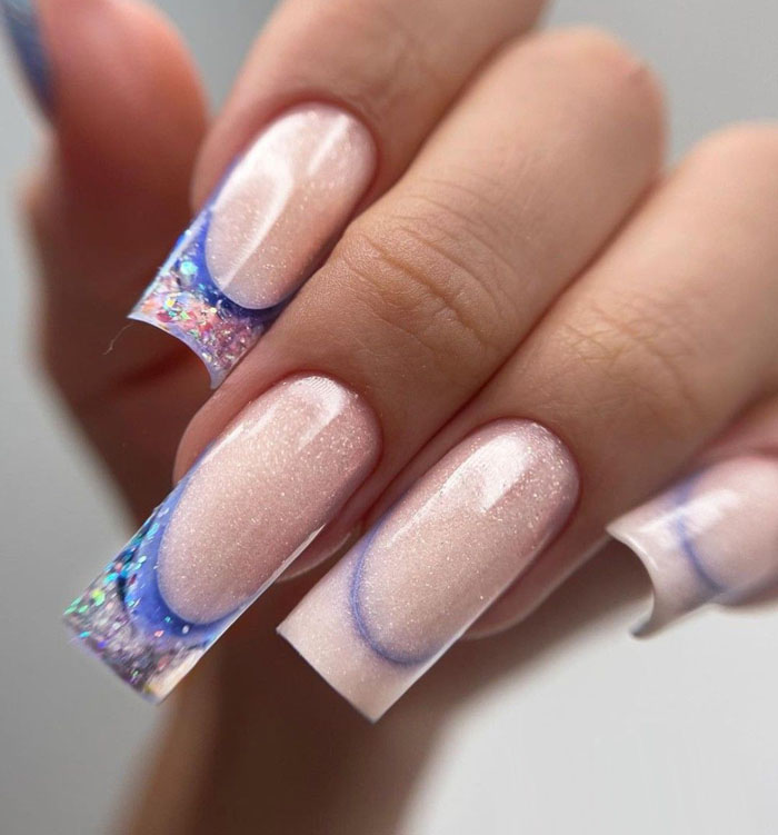 Кольоровий френч 2023: +220 фото манікюру