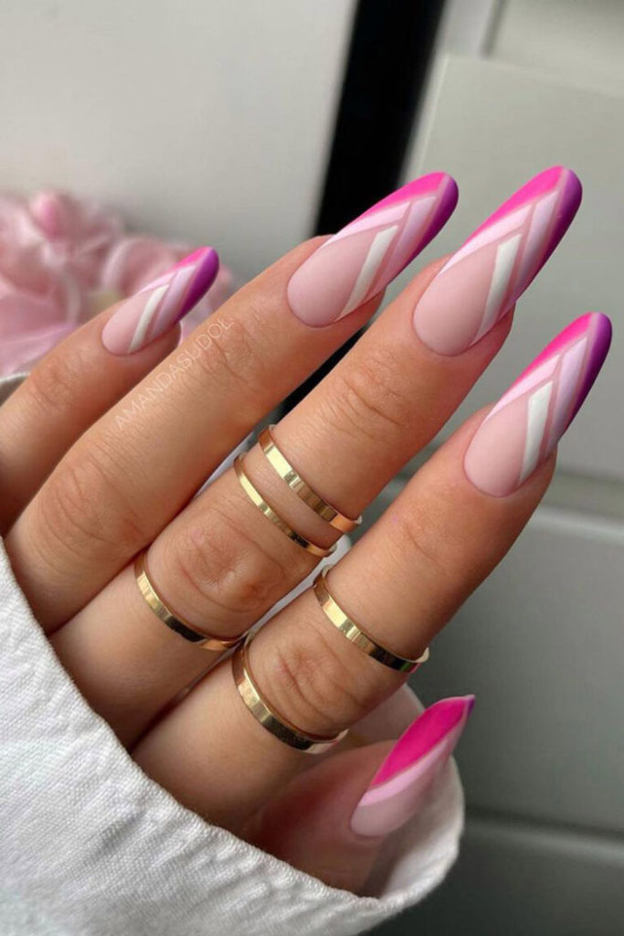 Кольоровий френч 2023: +220 фото манікюру