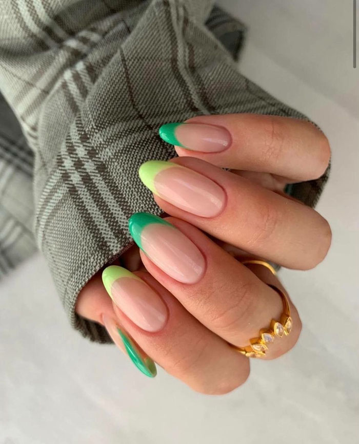 Кольоровий френч 2023: +220 фото манікюру