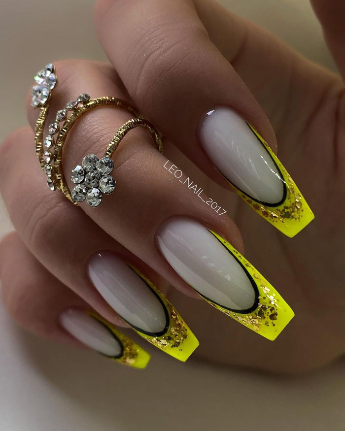 Кольоровий френч 2023: +220 фото манікюру