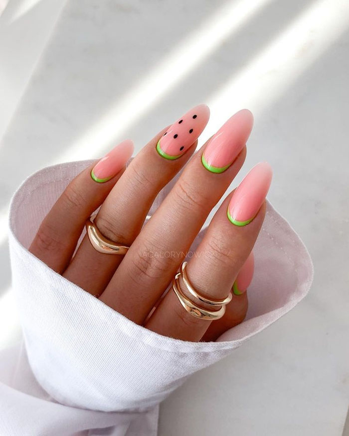 Кольоровий френч 2023: +220 фото манікюру