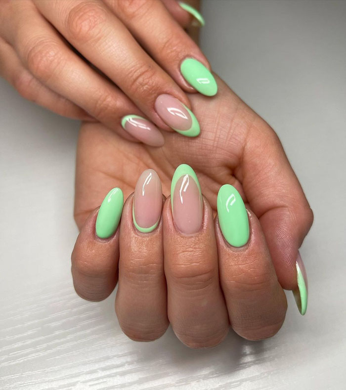 Кольоровий френч 2023: +220 фото манікюру