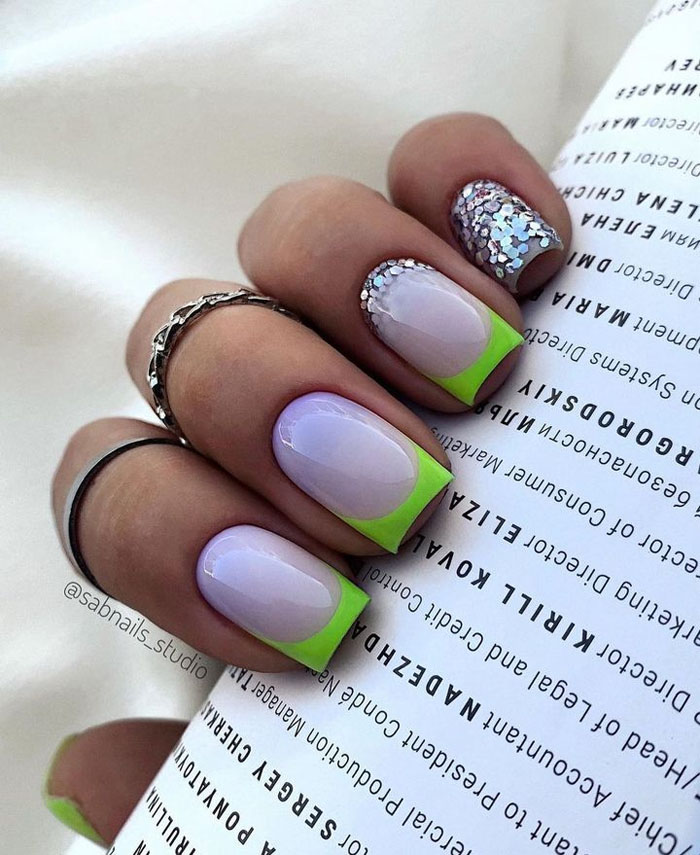 Кольоровий френч 2023: +220 фото манікюру