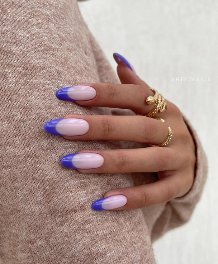Кольоровий френч 2023: +220 фото манікюру