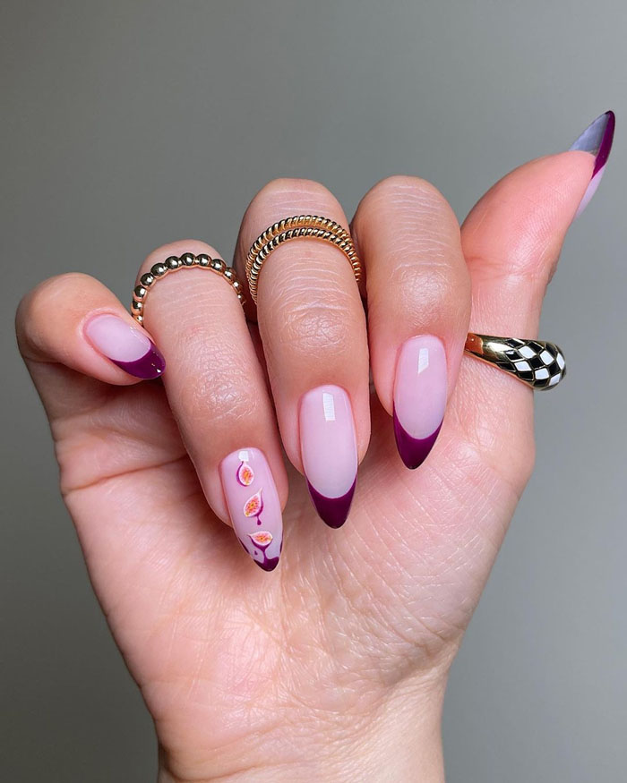 Кольоровий френч 2023: +220 фото манікюру