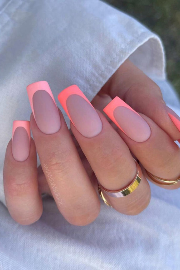 Кольоровий френч 2023: +220 фото манікюру