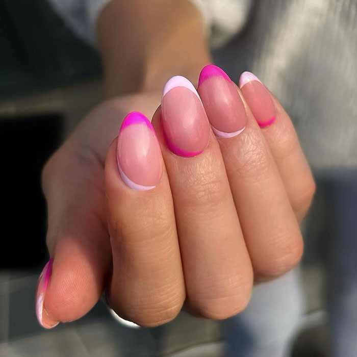 Кольоровий френч 2023: +220 фото манікюру