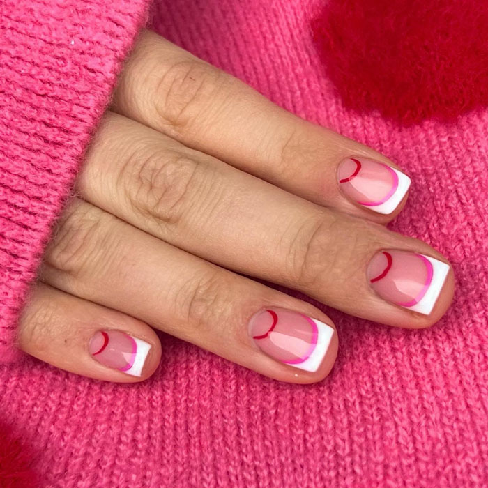 Кольоровий френч 2023: +220 фото манікюру