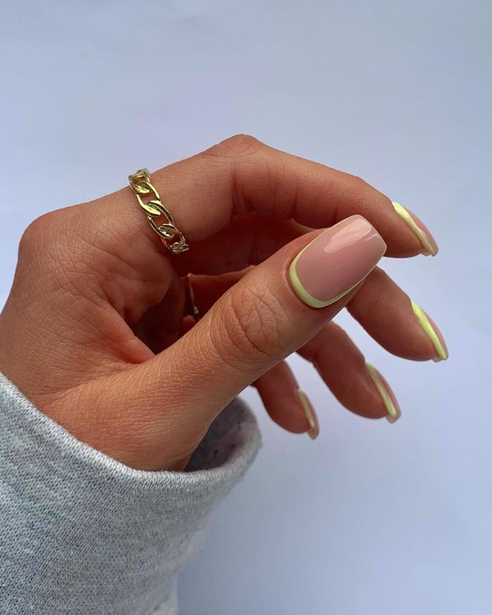 Кольоровий френч 2023: +220 фото манікюру