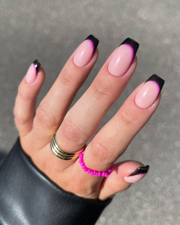 Кольоровий френч 2023: +220 фото манікюру