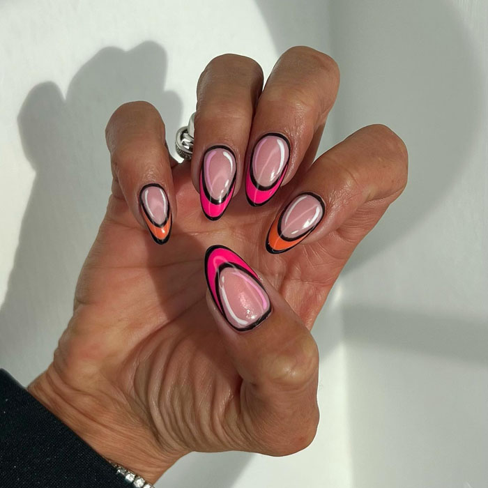 Кольоровий френч 2023: +220 фото манікюру