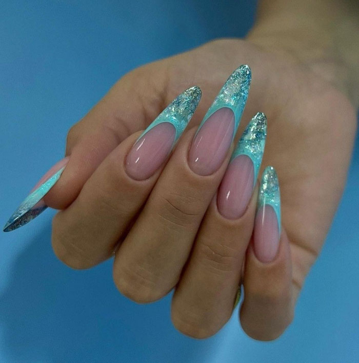 Кольоровий френч 2023: +220 фото манікюру