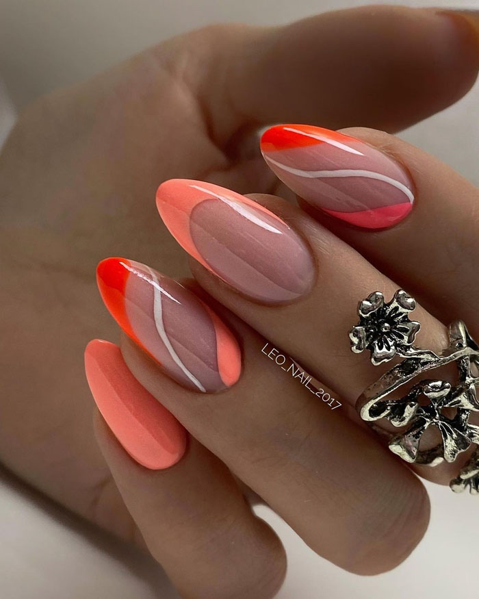 Кольоровий френч 2023: +220 фото манікюру