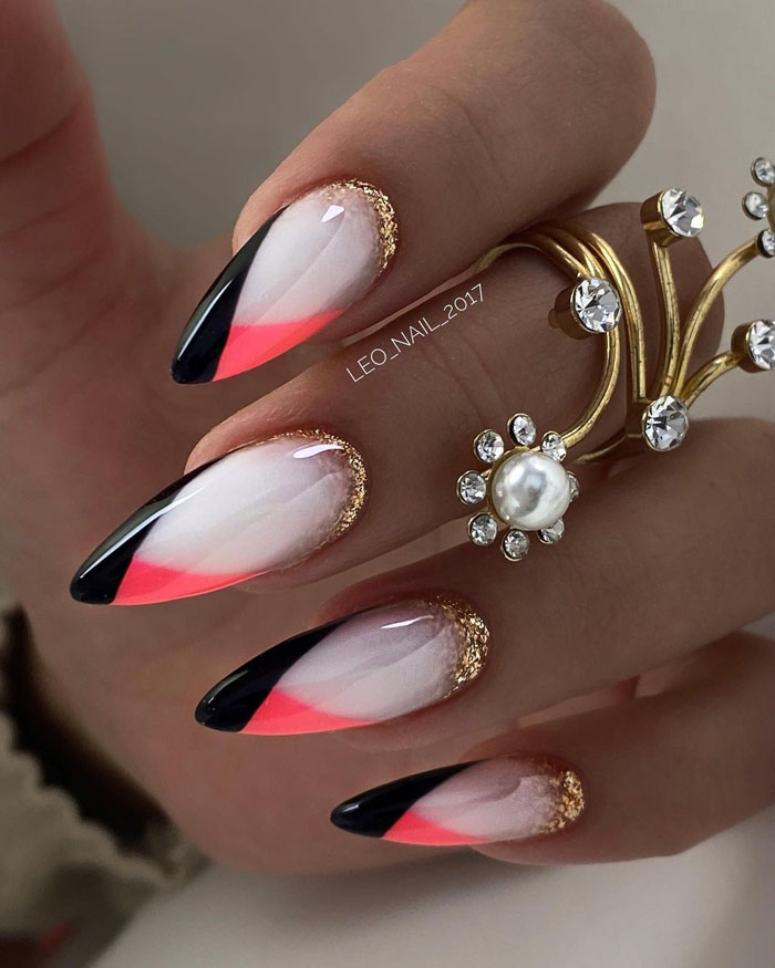 Кольоровий френч 2023: +220 фото манікюру