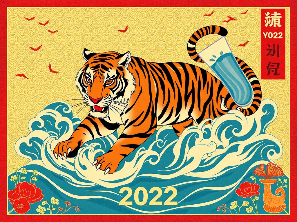 Year of the Water Tiger 2022 2022 Рік водяного тигра