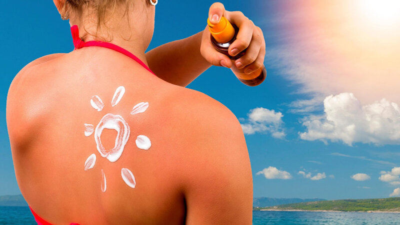 Защита кожи SPF средствами