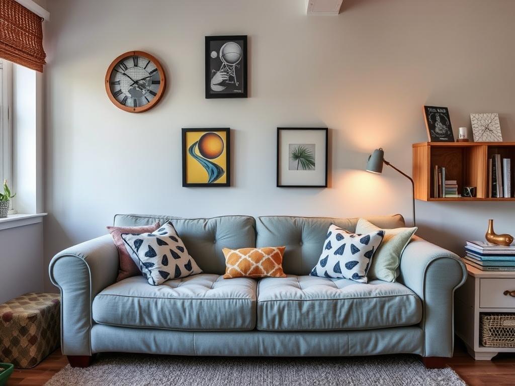 The sofa in the teenager's room Диван у кімнаті підлітка