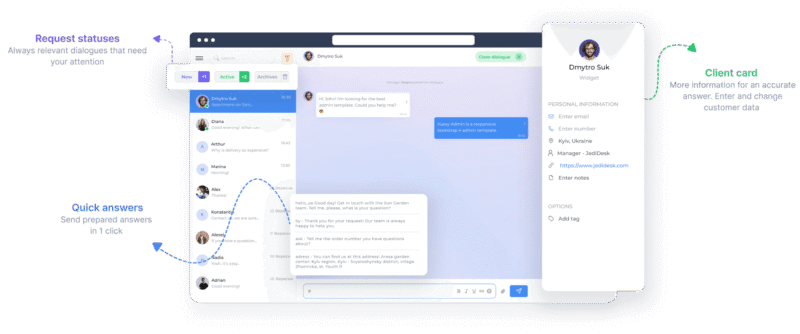 JediDesk - умная автоматизация клиентской поддержки