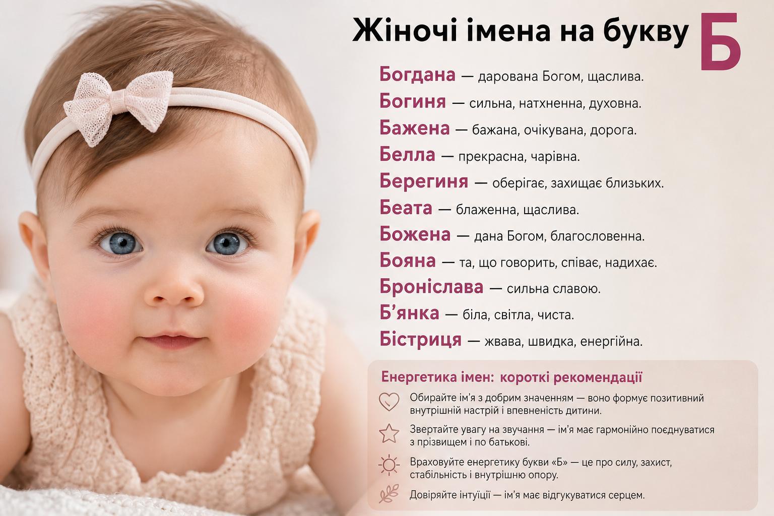 Список жіночих імен на букву Б, як назвати дівчинку. Енергетика імен: короткі рекомендації Список жіночих імен на букву Б, як назвати дівчинку. Енергетика імен: короткі рекомендації