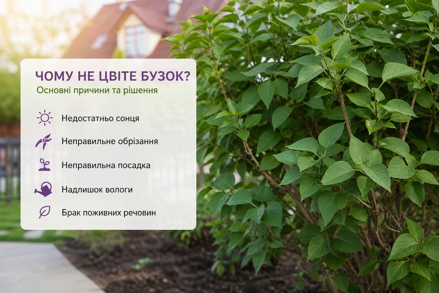 Чому не цвіте бузок, що робити, основні причини. Помилки при посадці бузку, що позбавляють цвітіння Чому не цвіте бузок, що робити, основні причини. Помилки при посадці бузку, що позбавляють цвітіння