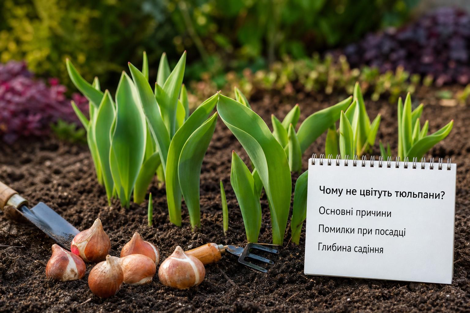Чому не цвітуть тюльпани, що робити, основні причини. Помилки при посадці тюльпанів та глибина садіння Чому не цвітуть тюльпани, що робити, основні причини. Помилки при посадці тюльпанів та глибина садіння