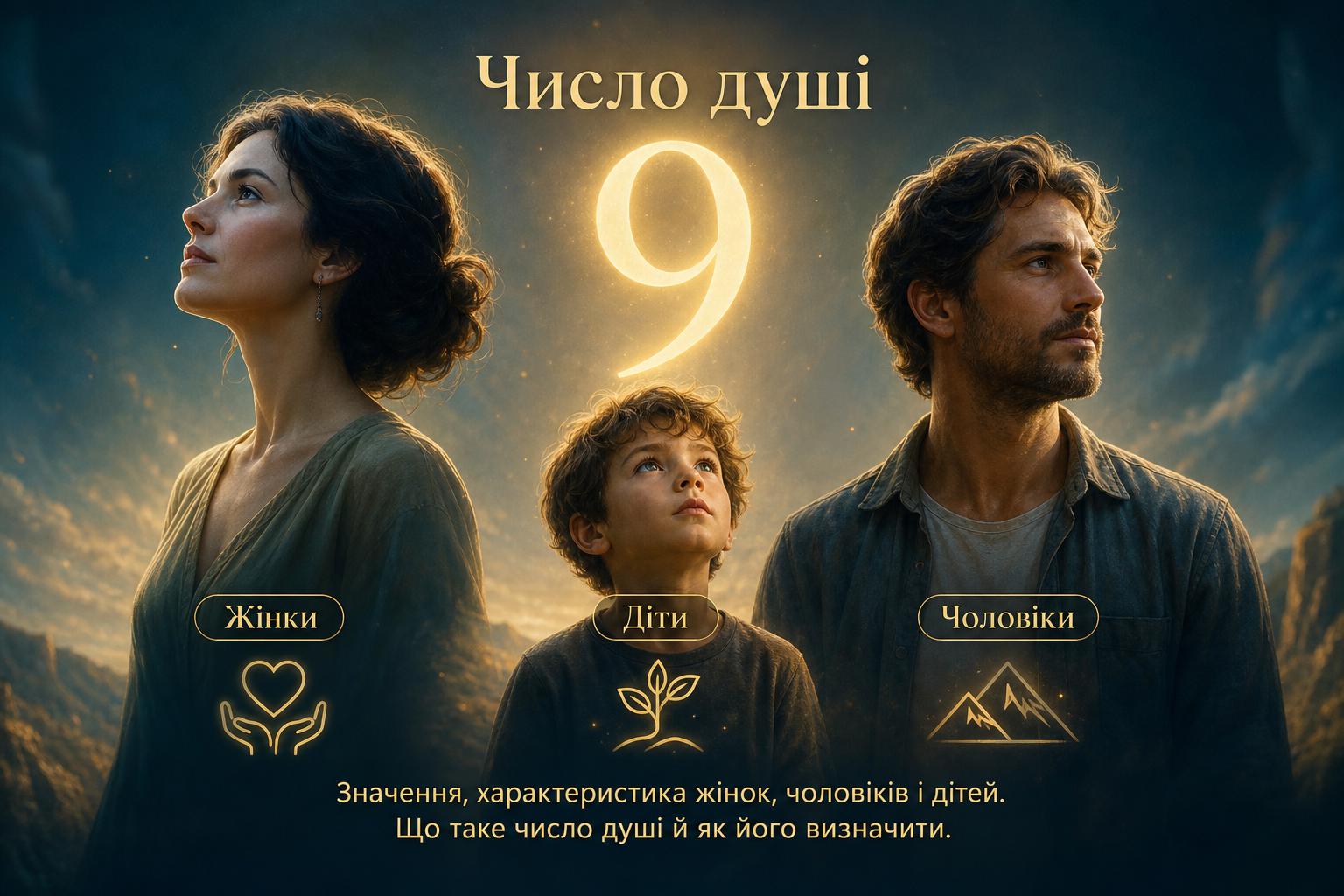 Число душі 9: значення, характеристика жінок, чоловіків і дітей. Що таке число душі й як його визначити Число душі 9: значення, характеристика жінок, чоловіків і дітей. Що таке число душі й як його визначити