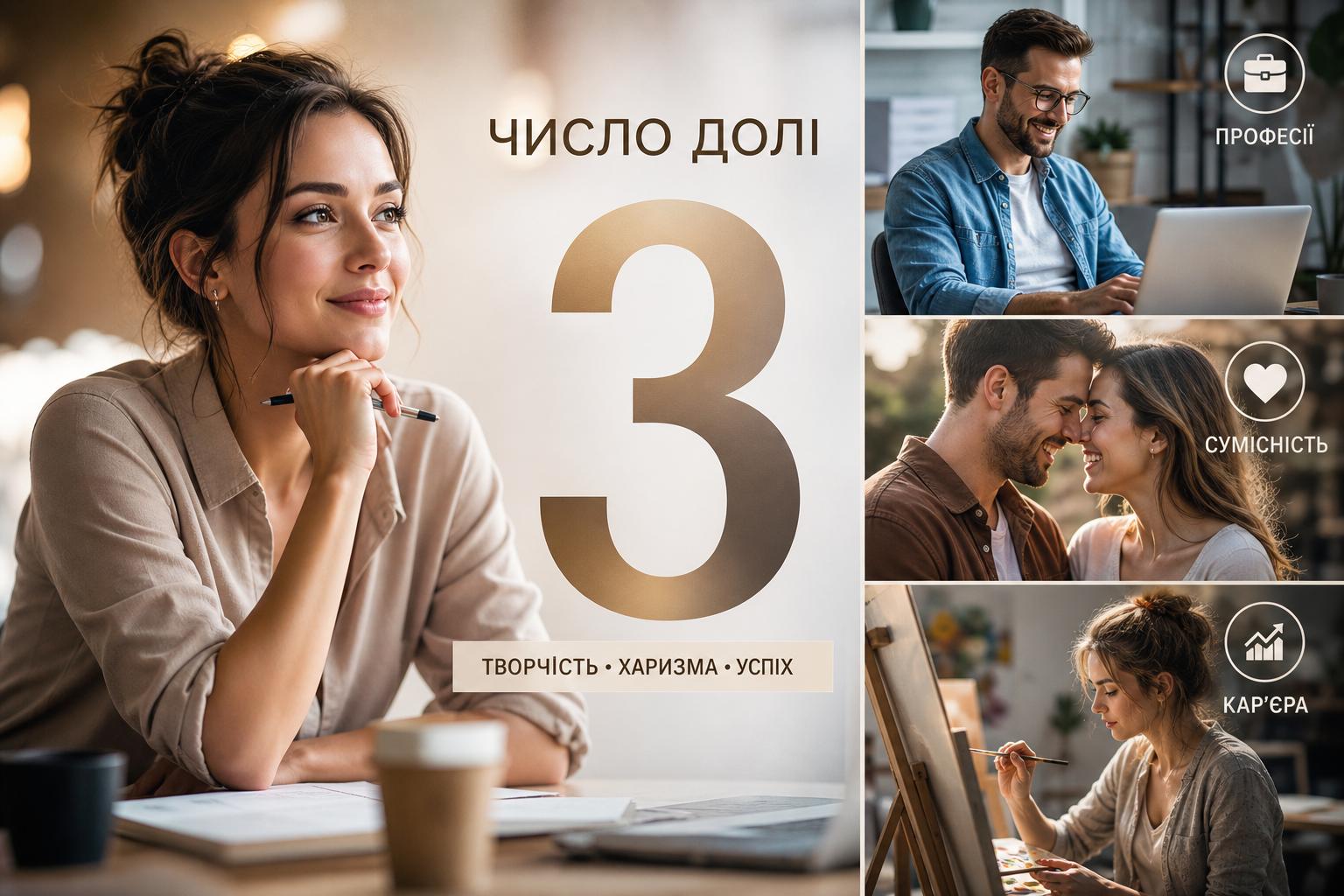 Значення числа долі 3: опис для жінок і чоловіків, сумісність і професії. Кар'єра трійки: як рухатися до успіху Значення числа долі 3: опис для жінок і чоловіків, сумісність і професії. Кар'єра трійки: як рухатися до успіху